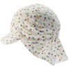 Sterntaler Boys Peaked Cap with Neck Protection and Ties, Beige