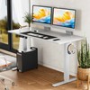 ZJMTOCYU Ergonomic Electric Standing Desk with Adjustable Height and Memory