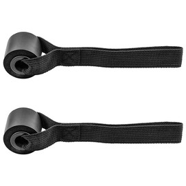 POFET 2 Pack Heavy Duty Door Anchors Pull Up Bands Strength Training Ergonomic Non-Slip Heavy Welded Rings Strong Nylon Fabric