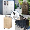 Oungy 12Pack 30mm Cabinet Locks, Keyed Alike Cam Locks Security