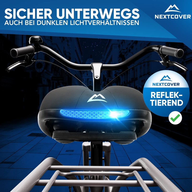 NEXTCOVER® Bicycle Saddle for Men and Women with [Airflow] Ergonomics