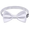 Branduce White Bow Ties for Boys Pre Tied Toddler Bow