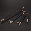 COTYKILEY 10 Pack 7 Inch(177mm) Matte Black and Champagne Bronze