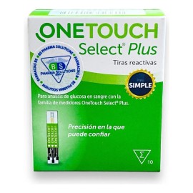 One Touch Select Plus Simple C/10 Tiras Reactivas