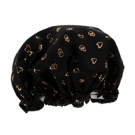 SAFIGLE Double Layer Shower Cap for Women Extra Elastic Bathing Hat for Long Hair Stylish Hair Mask Cap Cap for Hair Care