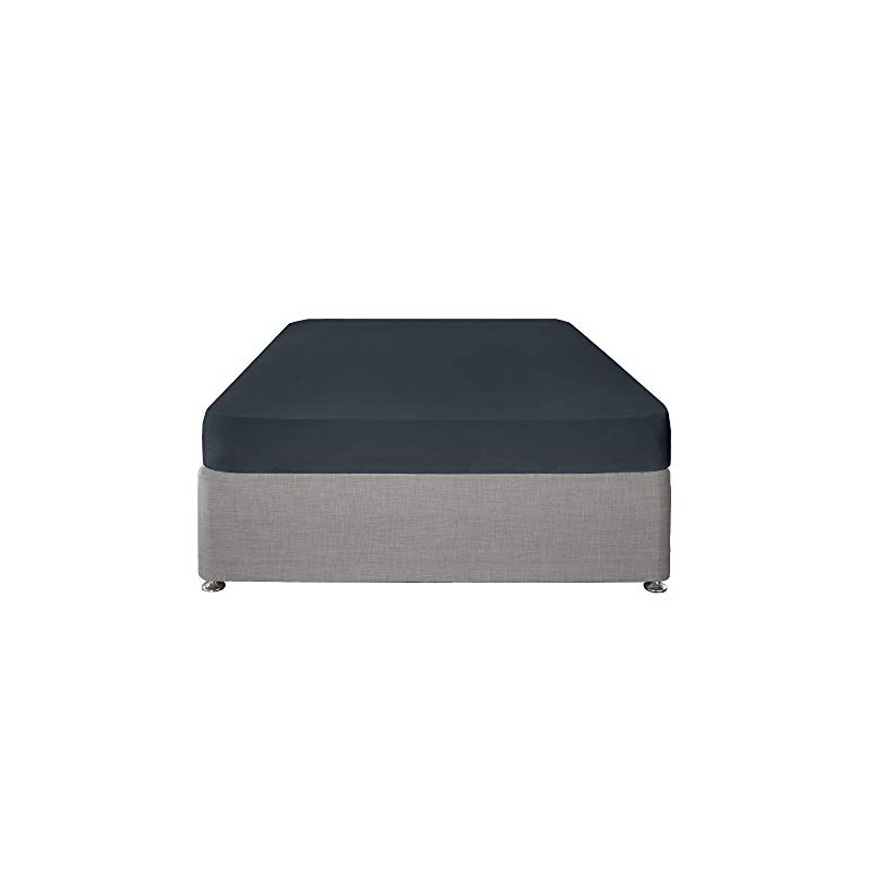 Serene - Navy Blue Fitted Sheet - 32cm Deep -