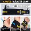 Muñequeras Gym,1 Par Correas de Muñeca con Sujetador de Pulgar,