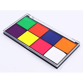 Body Painting Face Painting Set of Water Colours 8 UV Colours (8 x 5 g)