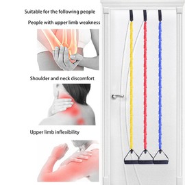 Asixxsix Cuerda de Resistencia, Bandas de Ejercicio de Rebote de Fuerza Explosiva Que Mejoran la Velocidad Cuerda de Entrenamiento de Resistencia con Mangos de Espuma Antideslizantes (10