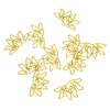 100pcs Shaped Paper Clips Flower Shape Metal Portable Office Clips