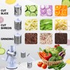XWGKLN Cheese Grater Rotary, 3-in-1 Graters for Kitchen with 3