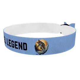 Reel Legend Motiv Stoffarmband für Angelfans - Langlebiges & Wasserfestes Angler Armband - Angeln Accessoires - Geschenk für Angler - Outdoor Stoffarmband - Angler Lifestyle Produkte