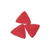 Ecopick Guitar Picks, Durable Triangle 0.80mm Medium Thickness, Color Red,