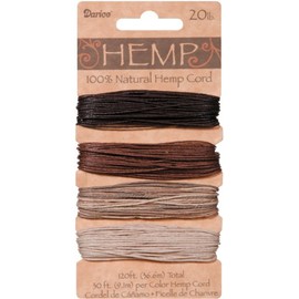 DARICE 1936-86 Hemp Earthy Card Set, 20-Pound by 120-Feet, Assorted