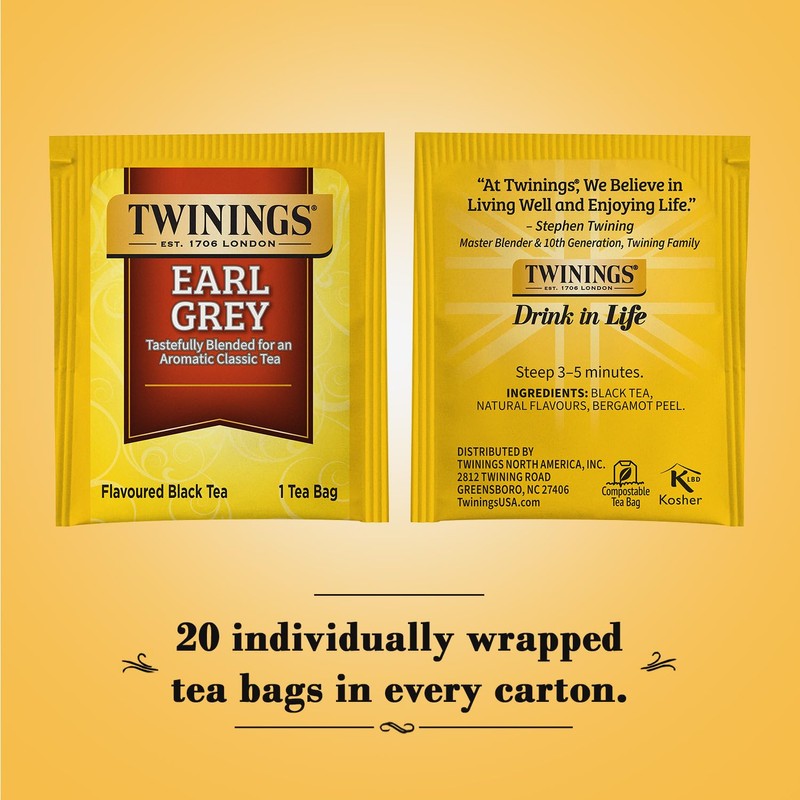 Twinings Earl Grey Tea – A Bright and Zesty Black