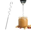 Peanut Butter Stirrer Tool, Stainless Steel Drill Nut Butter Stirrer,