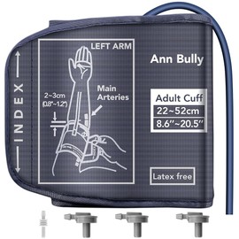 Brazalete De Presión Arterial Extragrande, 8,6-20,5 Brazalete De Repuesto Xl Para Brazo Grande Compatible Con La Mayoría De Los Monitores De Presión  