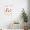 Safe Space Pennant, Classroom Wall Flag, Kids Playroom Fabric Wall