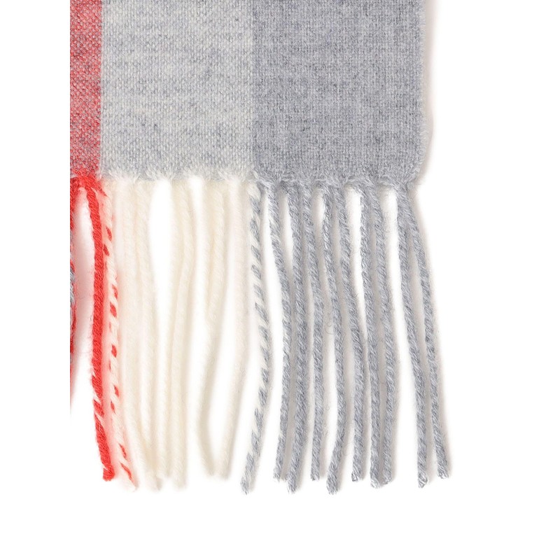 SHIPS ANY 718380066 SURPLUS YARN W/C CHK MUFF, Off White2