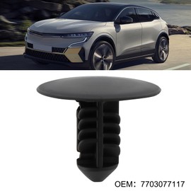 EMSea 20 Pcs Engine Hood Insulation Barbed Clips 7703077117 Compatible with Renault Clio Megane Captur Scenic