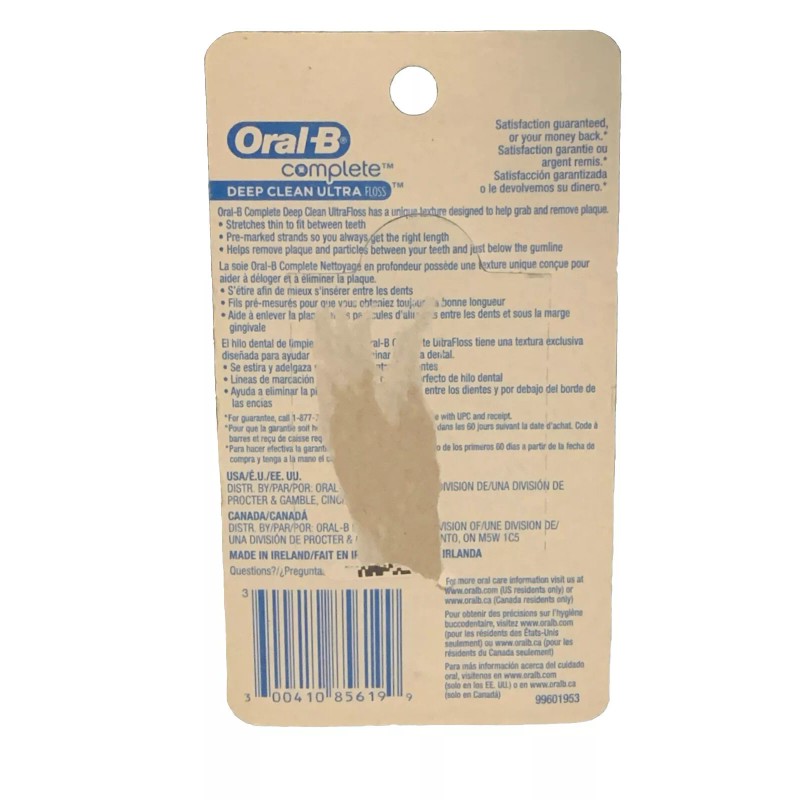 Oral-B (1) Oral B Deep Clean Ultra Floss Complete, Unflavored
