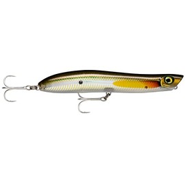 Rapala - Maxrap Walk'n Roll Fishing Lure Construction ABS - Lock Mer & Ground Water Floating - Surface Swimming Depth - Size 10 cm / 13g - Made in Estonia - Flakes Ayu