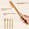 8pcs Rubber Caulking Tool, Reusable Sealant Spatula Spreader 4 Sizes