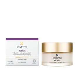 Sesderma Retisil Crema Facial Reafirmante y Antiarrugas con Retinol, Péptidos y Ácido Hialurónico, para Todo Tipo de Piel, 50 ml