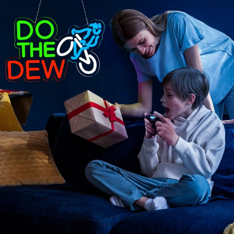 Vinray Do The Dew Neon Sign for Bar Club Man