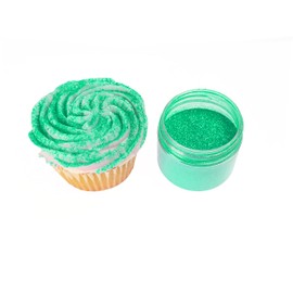 Green Edible Glitter for Drinks, Cakes and Chocolate - 15g Pack - Green Dazzle Dust Powder Food Coloring for Wet-Dry Application, Tasteless, Vegan, Gluten Free