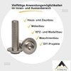 AGBERG - M3 x 35 pan head screws with flange