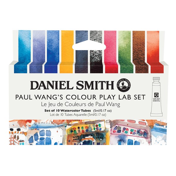 Daniel Smith Paul Wangs 285610403 10 x 5 ml Colour Play Lab Set, Blue, 5 ml (Confezione da 10), 50 ml