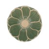 Gisela Graham Mini Stoneware Bowl, Green, Flower Design