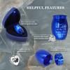 Small Urns for Ashes Keepsake Comes with Heart Box w/Light(Battery