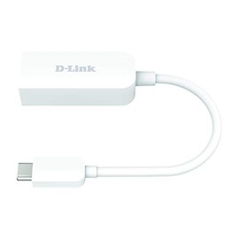 D-Link DUB-E250 USB-C to 2.5G Ethernet Adapter, USB-C to RJ45 2.5 Gigabit LAN, Compatible with Thunderbolt 3, Mac OS and Windows.