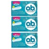 O.b. SilkTouch Pro Comfort Tampon Mini 16 Pieces X 3 Boxs by O.b. Pro Comfort