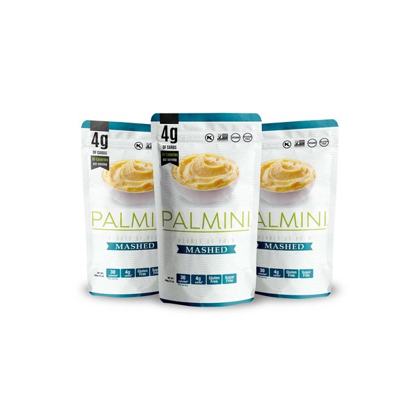 NEW!! Palmini Low Carb Mashed | 4g of Carbs | As Seen On Shark Tank (12 Ounce (Pack of 3))