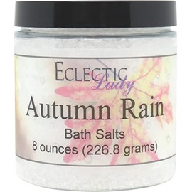 Autumn Rain Bath Salts by Eclectic Lady, 8 ounces