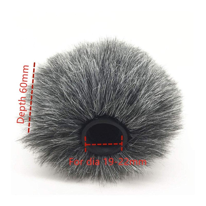 Kumonya Yoshino Windshield, Noise Reducing, Microphone Cover, Wind Screen, Foam,