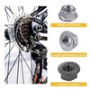 YINARONG Bicycle Hub Flanged Axle Nut and Safety Washer Kit,