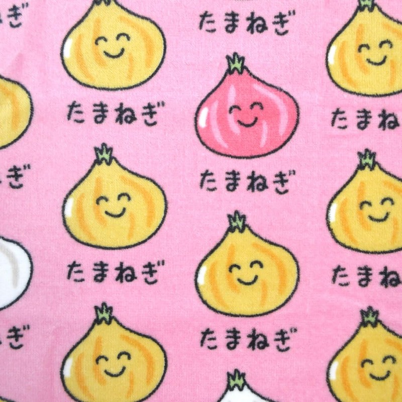 Face Towel [Onion] Print Long Towel - Okaki Series