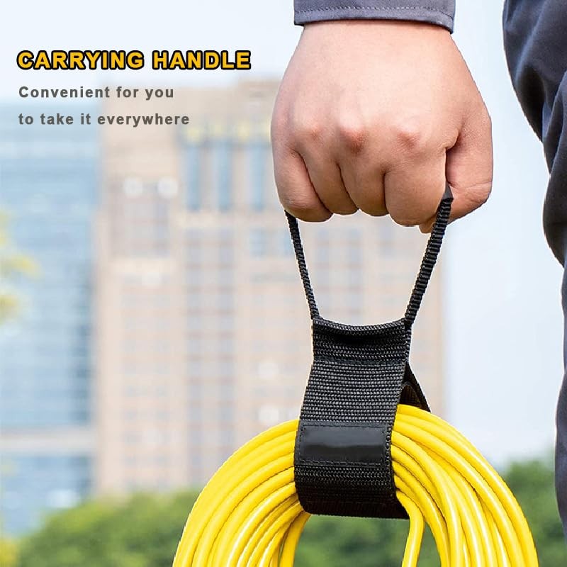 YERGOFE 130lbs Cord Holder Storage Straps - 4 Pcs -