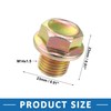 A ABSOPRO Magnetic Oil Drain Plug Bolt for Honda M14x1.5