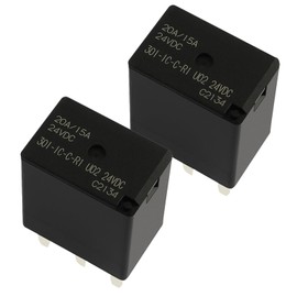 (Pack of 2) 301-1C-C-R1 U02 24VDC 35A Automotive Relay 5 Pins SPDT