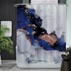 Ulticool Shower Curtain - Marble Gold Abstract Art Marble -