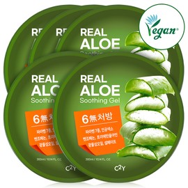 C2Y Aloe soothing gel 300ml 5 pieces Aloe vera body lotion moisturizer / 알로에 수딩젤 300ml 5개 알로에베라 바디 로션 보습제