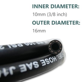 3/8 Marine Fuel Line Hose - SAE J1527 Type A1-15 3/8 Diesel Line, Compatible with Gasoline, Diesel, Ethanol - Ideal for Boats