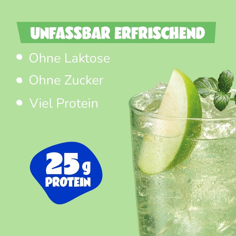 ahead Clear Whey Isolate Powder, Green Apple, 500 g Whey