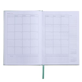 russell+hazel 2025 Navy Hardcover Weekly Planner, 12 Month Calendar (January 2025 – December 2025), 5.89” x 8.33” (100791)