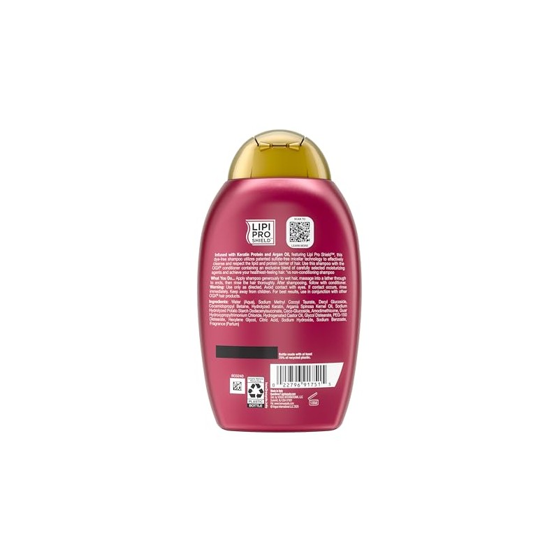 OGX, Shampoo Anti Quiebre de Aceite de Keratina, 385 ml